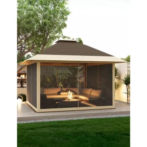 13x13 Pop Up Gazebo Mosquito Netting
