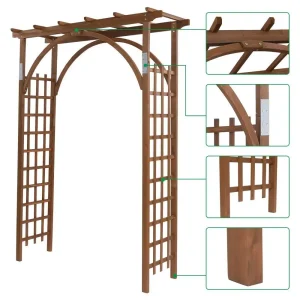 Wooden Garden Arch Trellis